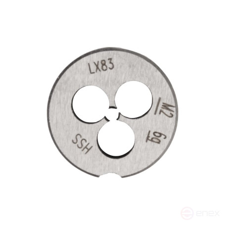 Плашка NORGAU Industrial по металлу M2х0.4 мм, HSS