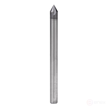 Фреза фасочная NORGAU Industrial твердосплавная 60°, по металлу 4 мм, Z4, VHM/AlCrSiN