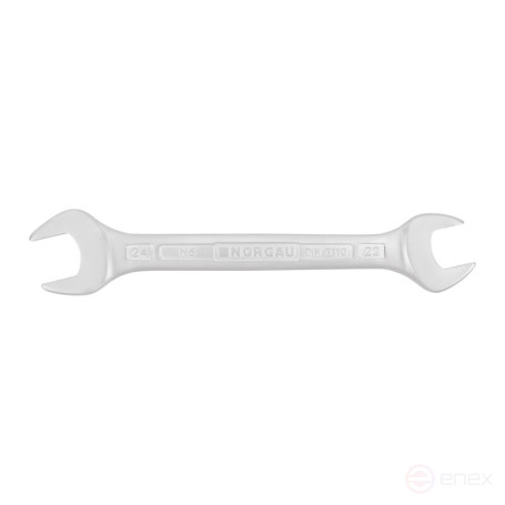 Ключ гаечный рожковый NORGAU Industrial двусторонний, 22х24 мм, N6-22х24
