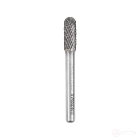Борфреза твердосплавная NORGAU Industrial сфероцилиндрическая 8 мм, форма C, DCM