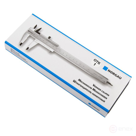 Штангенциркуль нониусный NORGAU Industrial 0-150 мм, NCV-1505