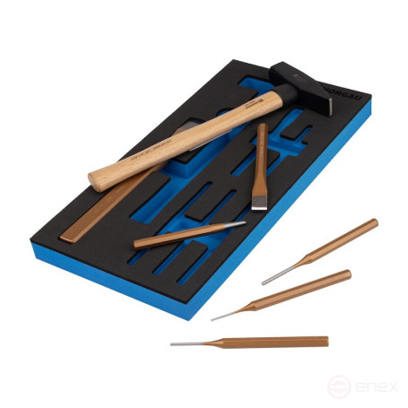 Percussion instrument set in the NORGAU Industrial NIWS-7, 7 pieces