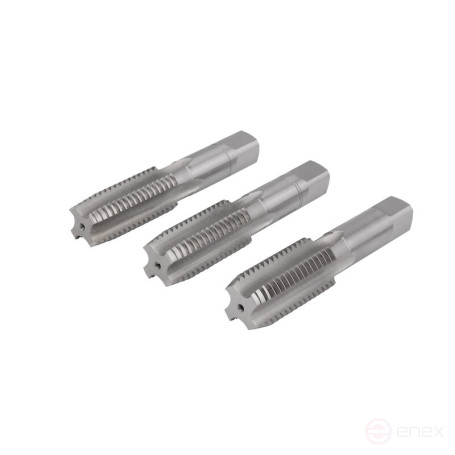 Set of hand taps NORGAU Industrial M24, HSS-E, 3 pieces