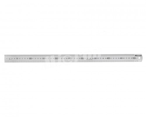 Measuring ruler 500x30mm metal with verification
