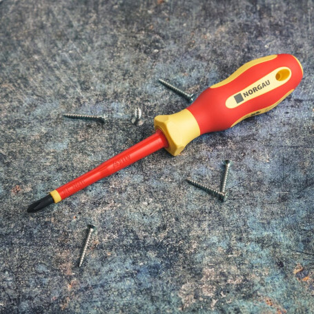 Dielectric screwdriver NORGAU Industrial PH2x100 mm, N171