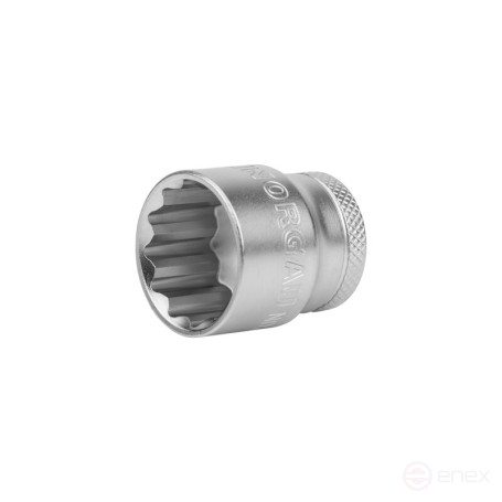 Головка двенадцатигранная торцевая NORGAU Industrial 3/8’’, 19 мм, ND30-19