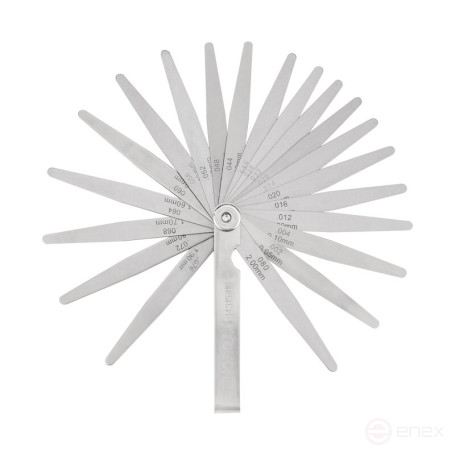 Набор щупов NORGAU Industrial 0.05-2.00 мм (21 штука)