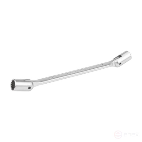 Ключ гаечный торцевой шарнирный двусторонний NORGAU Industrial 12x13, N34