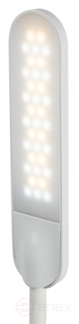 Настольный светильник ЭРА NLED-481-10W-W светодиодный с RGB ночником белый