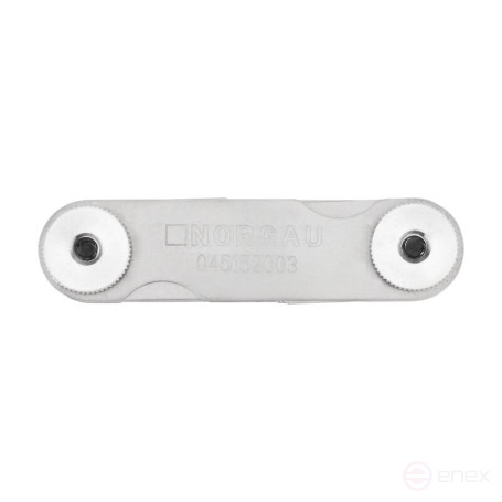 Набор радиусных шаблонов NORGAU Industrial, 30 шт, 15 радиусов