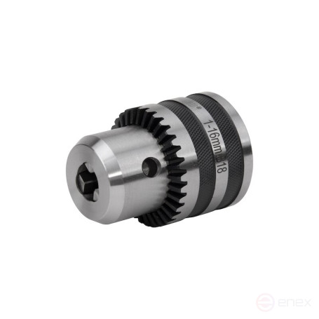 Drilling chuck NORGAU Industrial with a toothed ring 1-16 mm, B18