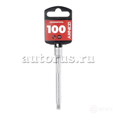Extension bar 1/4" L=100 mm, ARNEZI R0060100