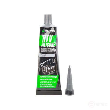 Sealant-gasket elastic high temperature grey from -60 to +315C, 85g ARNEZI N4020004
