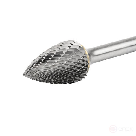 Carbide borehole NORGAU Industrial parabolic 16 mm, G shape, DCM