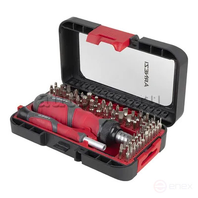 Screwdriver with a set of bits 57pr. Profi ARNEZI R2042004