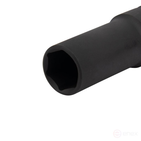 Impact end head NORGAU Industrial hexagon elongated 1/2", 19 mm, N19K-17