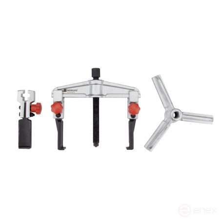 Set of universal NORGAU Industrial pullers with two and three grippers, NUP34-SET2