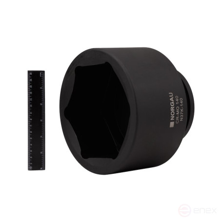 Головка торцевая ударная NORGAU Industrial шестигранная 1.1/2", 140 мм, N37K-140