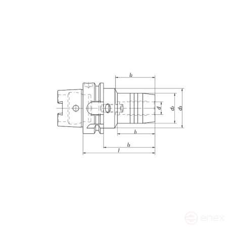 Патрон гидрозажимной NORGAU Industrial с набором втулок, HSK63Ax20x90, DIN69893