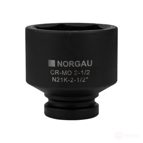 Головка торцевая ударная NORGAU Industrial шестигранная дюймовая 1", 2.1/2", N21K-2.1/2
