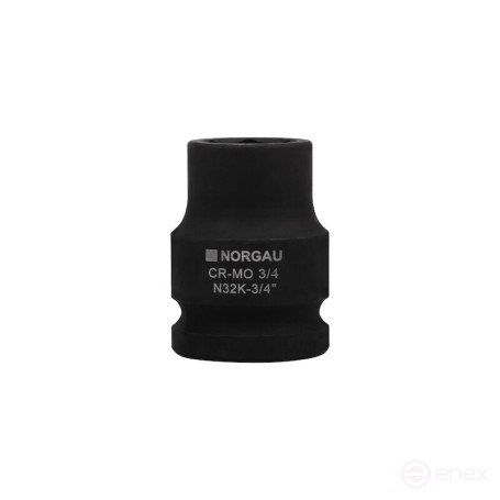 Головка торцевая ударная NORGAU Industrial шестигранная 3/4", 3/4", N32K-3/4