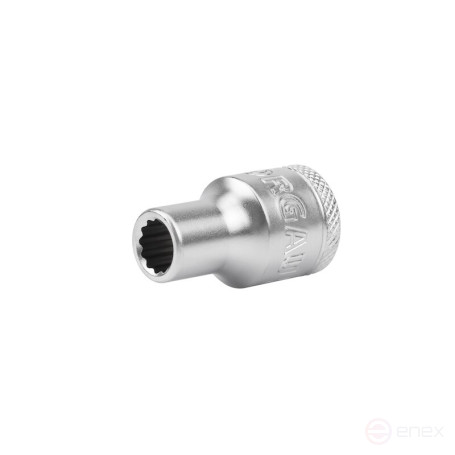 12-face end head NORGAU Industrial 1/2" 9 mm, ND19-9