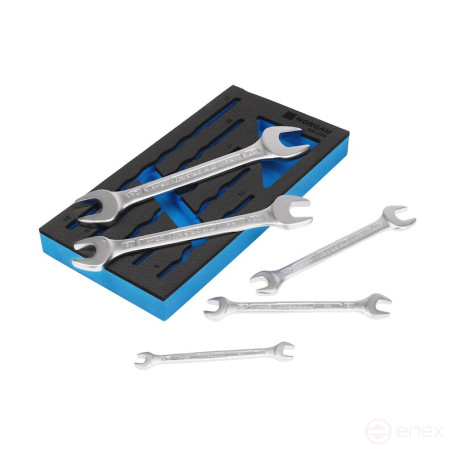 Double-sided wrench set NORGAU Industrial N6-005, 5 pieces