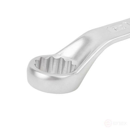 Ключ гаечный комбинированный NORGAU Industrial изогнутый 24 мм, N7B-24