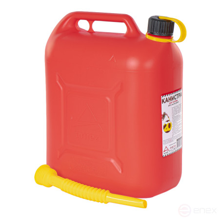Канистра 20л для топлива пластиковая, крышка с защитой от детей / красная ARNEZI A1006003