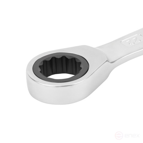 Ключ гаечный комбинированный NORGAU Industrial с трещоткой 22 мм, N7R-22