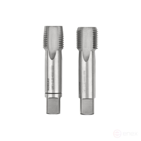 Set of hand taps NORGAU Industrial UNF 1’, HSS, 2 pieces