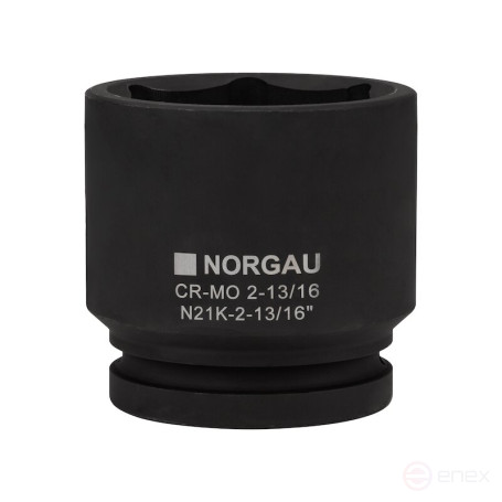 End impact head NORGAU Industrial hexagon inch 1", 2.13/16", N21K-2.13/16