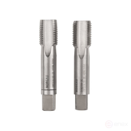 Set of hand taps NORGAU Industrial UNF 3/4, HSS, 2 pieces