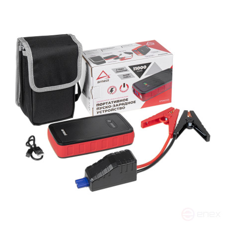 Portable starter (charger) PRO-11, 11000 mAh, 800A, Li-Po battery ARNEZI R7990235