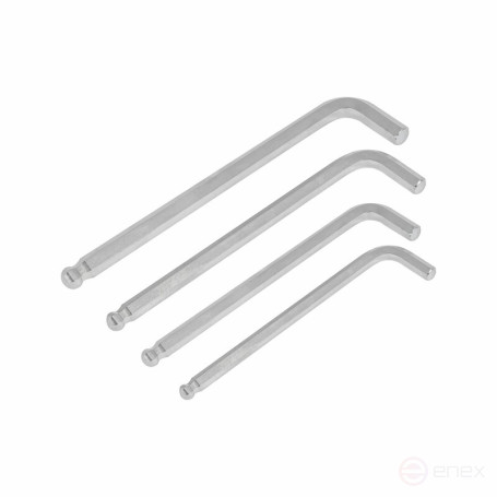 Набор шестигранных дюймовых NORGAU Industrial удлиненных ключей 13 предметов, N42LA-013