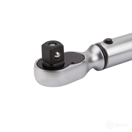 Ключ динамометрический NORGAU Industrial предельный со встроенной трещоткой 3/8" 5-50 Нм, NTW22-050PR