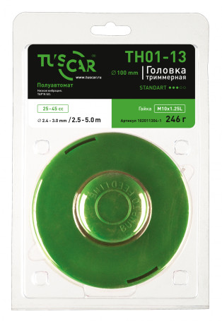 Головка триммерная TUSCAR TH01-13, Standart, гайка M10*1,25L