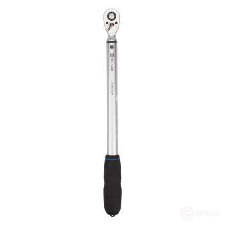 Ключ динамометрический NORGAU Industrial предельный со встроенной трещоткой 3/8" 8-85 Нм, NTW22-085PR