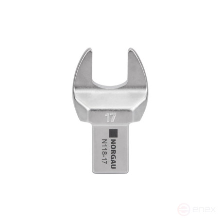 Насадка рожковая NORGAU Industrial для динамометрического ключа 17, прямоугольный привод 14х18
