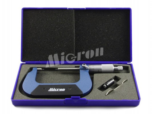 Micrometer with small measuring sponges MK - MP - 100 0.01 with calibration