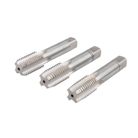 Set of hand taps NORGAU Industrial M24, HSS, 3 pieces