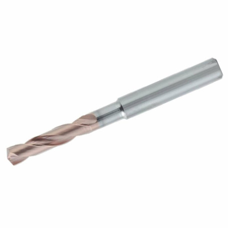 Spiral drill bit NORGAU Industrial for metal 4.8x66 mm, 3xD, VHM/AlCrN/TiSiN