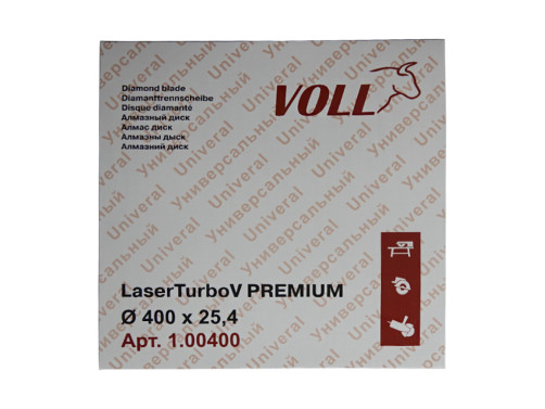 VOLL LaserTurbo V PREMIUM Diamond Disc 400 x 25.4 mm