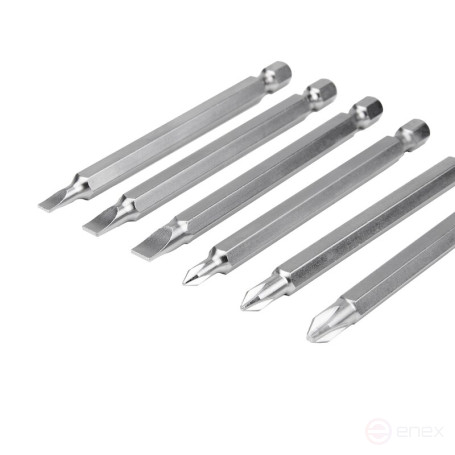 Отвертка NORGAU Industrial с реверсивной трещоткой и сменными битами, NSS7-1U