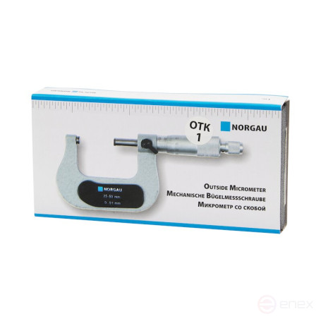 Микрометр гладкий NORGAU Industrial 25-50 мм, NM-50