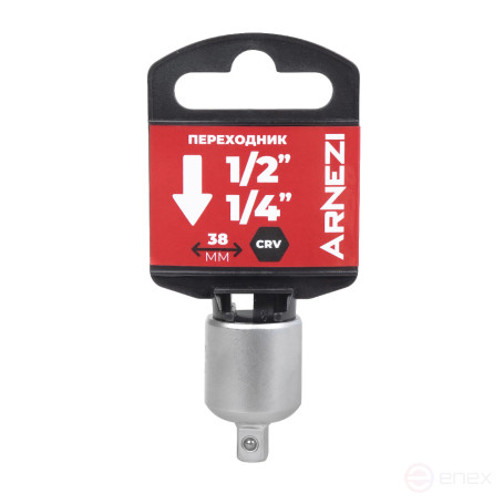 Adapter from 1/2" to 1/4" L=38 mm, on the holder Arnezi R0350003
