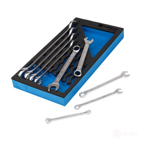 Set of combination wrenches NORGAU Industrial 9 pieces, N7-009
