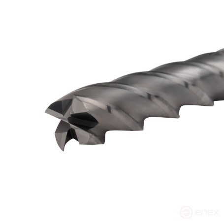 Universal end milling cutter NORGAU Industrial for metal 16x150 mm, Z4, VHM/AlCrSiN