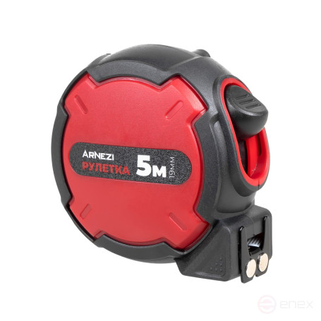 Profi tape measure 5m x 19mm with double hook Arnezi R6200031