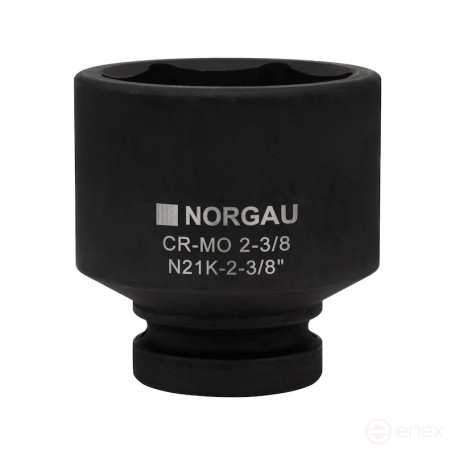 Головка торцевая ударная NORGAU Industrial шестигранная дюймовая 1", 2.3/8", N21K-2.3/8